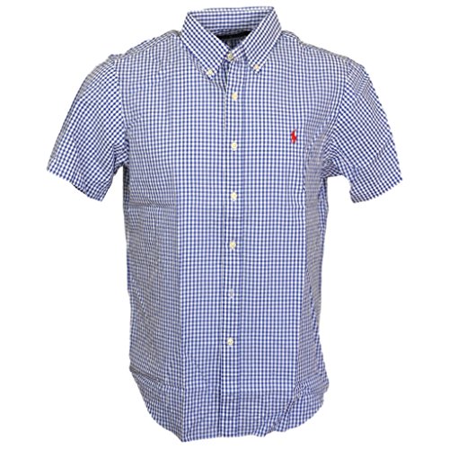 Ralph Lauren Men's Short Sleeve Poplin Sport Shirt