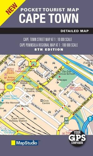 Algopix Similar Product 5 - Cape Town Pocket Map 1:100 000 MapStudio