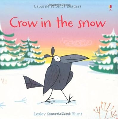 Crow in the snow