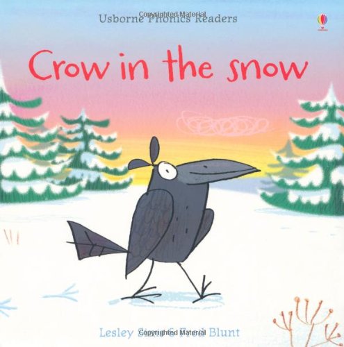 Crow in the snow by Lesley Sims; Fred Blunt