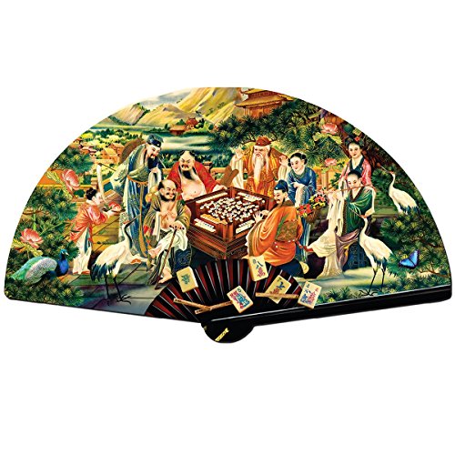 The Eight Immortals Playing Mah Jongg 1000pc Shaped Jigsaw Puzzle by SunsOut