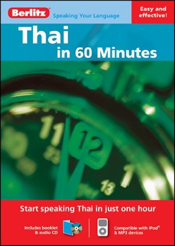 Berlitz 683946 Thai In 60 Minutes - Audio CD And Booklet by Berlitz