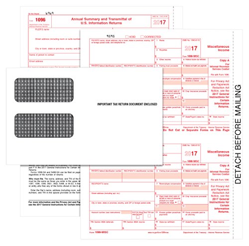 Algopix Similar Product 12 - TOPS 1099 MISC InkjetLaser Tax Forms