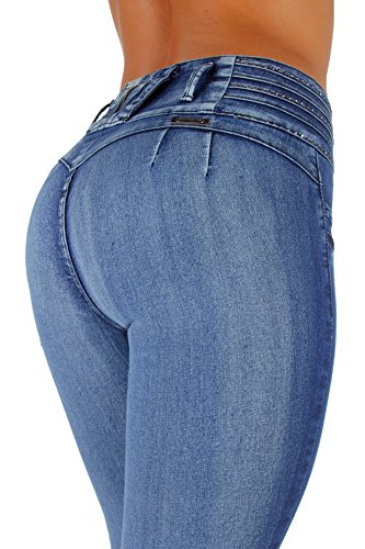 Style K064- Colombian Design, High Waist, Butt Lift, Levanta Cola, Skinny Jeans