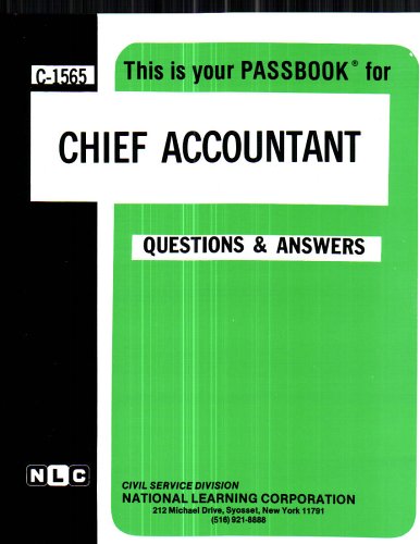 Chief Accountant by National Learning Corporation.