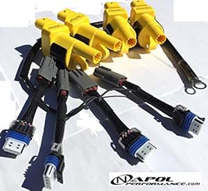 Amazon.com: Gm Chevy Ls2 / Ls7 D514a Ignition Coils ... mazda rx 8 ignition coil wiring 