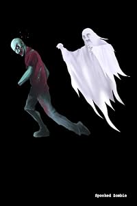 Spooked Zombie: 120 Pages I 6x9 I Graph Paper 4x4 I Funny Happy Halloween Celebration Gifts