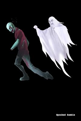 Spooked Zombie: 120 Pages I 6x9 I Graph Paper 4x4 I Funny Happy Halloween Celebration Gifts