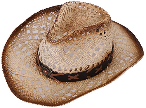 Algopix Similar Product 6 - Unisex Woven Straw Cowboy Hat with