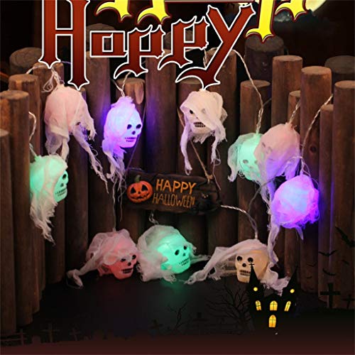 Algopix Similar Product 13 - CapsA Halloween LED Lights White Gauze