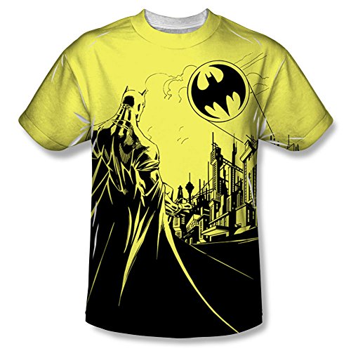 Batman Bat Signal Mens Sublimation Shirt