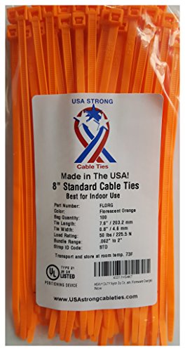 USA Strong Cable Ties. 8