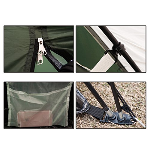 Semoo Double Layer ,3-4 Person, 3-Season Lightweight Camping/Traveling Tent with Carry Bag - Image 7