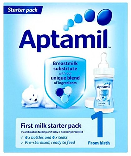 Aptamil(アプタミル) スターターパック 液体ミルク6本＋専用乳首6個