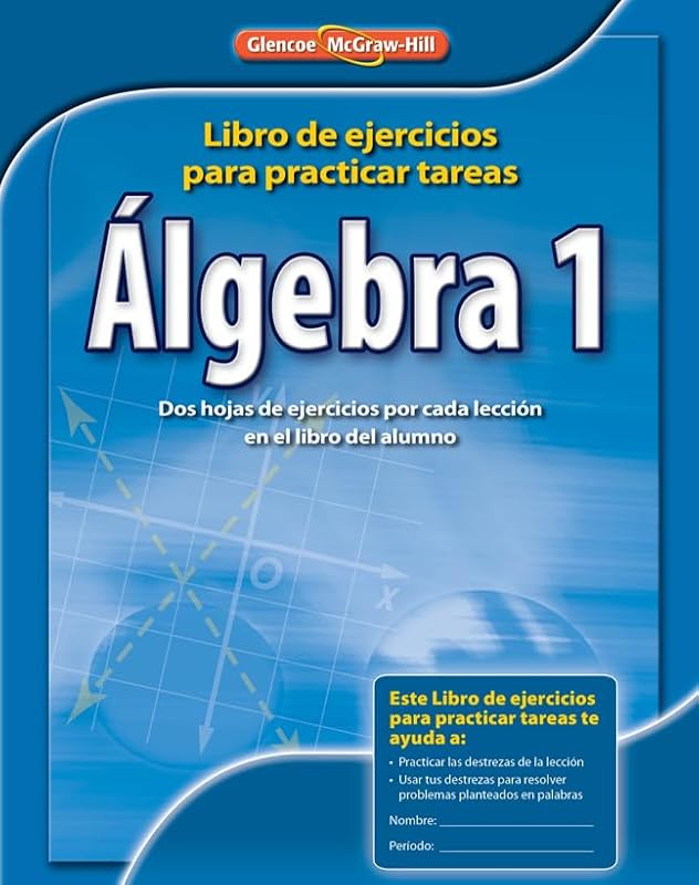 Algebra 1, Spanish Homework Practice Workbook (MERRILL ALGEBRA 2) by McGraw Hill
