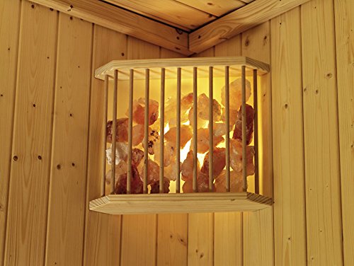Karibu Sauna Salzkristalleuchte