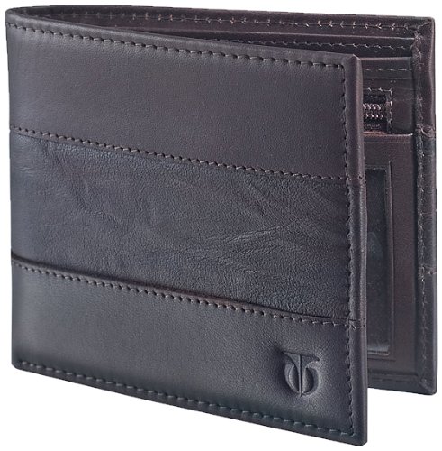TITAN Brown Leather Men's Wallet (TW106LM1DB)