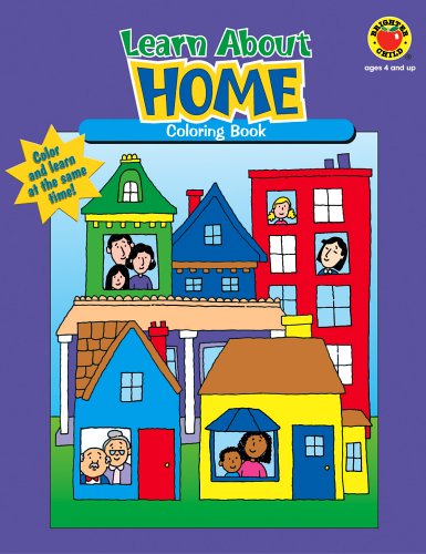 Learn About Home (Learn About Coloring Books) by Carson-Dellosa Publishing