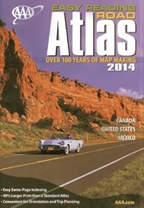 AAA Easy Reading Road Atlas 2014