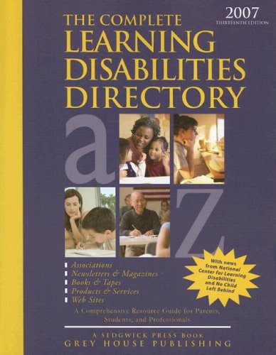 The Complete Learning Disabilities Directory by Grey House Publishing 
			
			
		
		
		
       	 
       		
       			(Corporate Author)