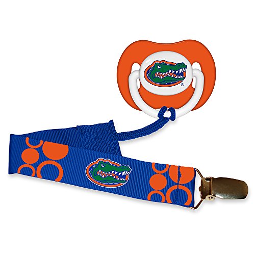 Baby Fanatic Pacifier with Clip - Florida, University of