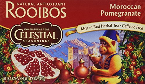 Celestial Seasonings Red Tea Moroccan Pomegranate -- 20 Tea Bags
