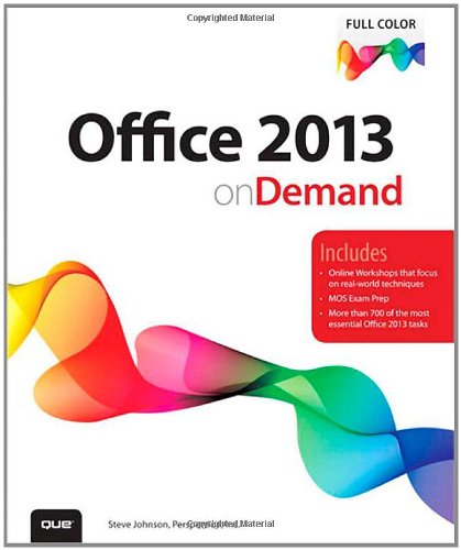 Office 2013 On Demand by Steve Johnson