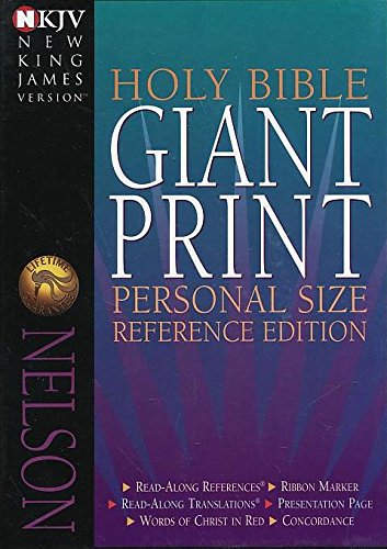 Holy Bible New King James Version Personal Size Giant Print by Anonymous