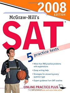 McGraw-Hill's SAT, 2008 Edition book only