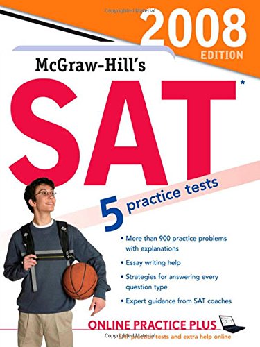 McGraw-Hill's SAT, 2008 Edition book only by Christopher Black