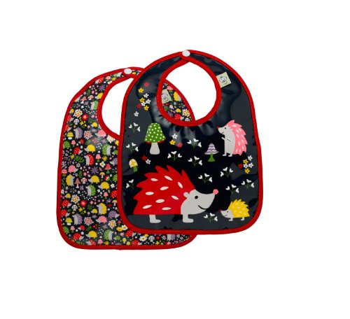 Sugarbooger Mini Bib Gift Set, Hedgehog, 2 Count