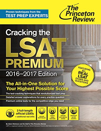 Cracking the Lsat 2016-2017. by Princeton Review