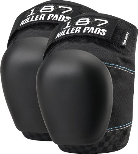 

187 Pro Derby Knee Pads XS-Black/Black