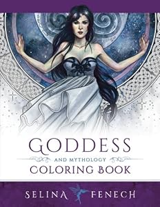 Goddess and Mythology Coloring Book by Selina Fenech