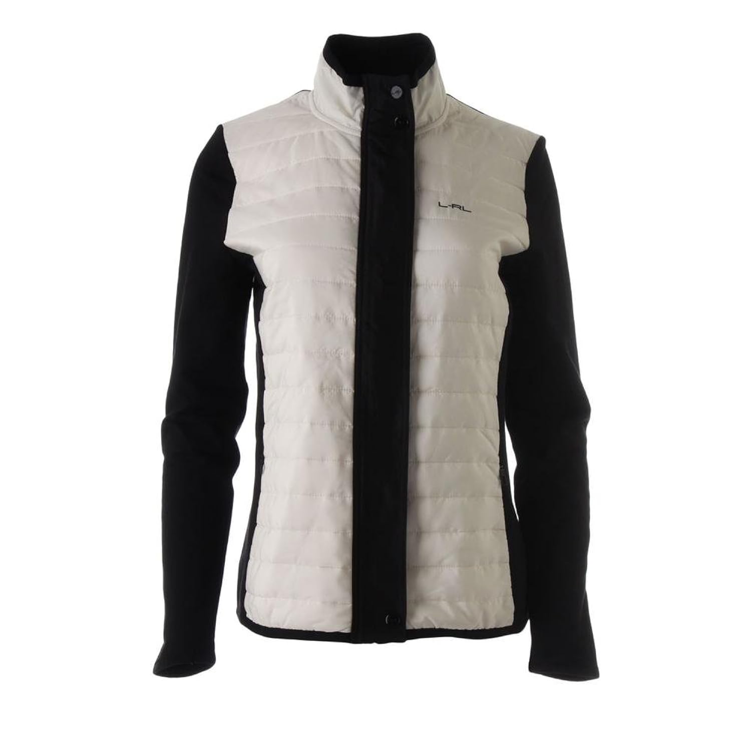 

Lauren Active Womens French Terry Quilted Front Athletic Jacket