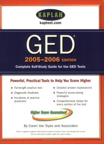 Kaplan GED 2005-2006 by Caren Van Slyke