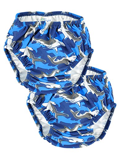 Tuga Boy's Reusable Swim Diapers 2 Pack