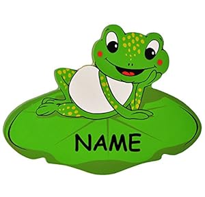 Baby Türschild Mit Teddybär - Personalisiertes Holzschild Mit Namen