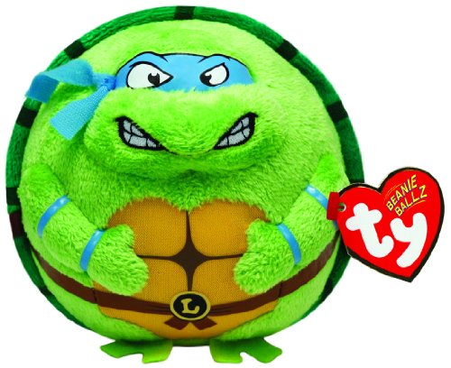 Ty Beanie Ballz Leonardo Blue Mask