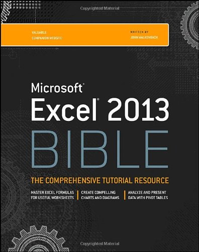 Excel 2013 Bible by John Walkenbach