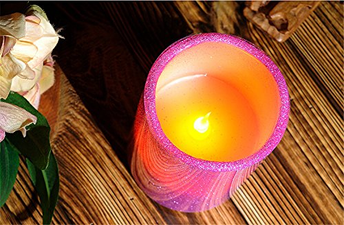 

Fancy purple led flameless candle