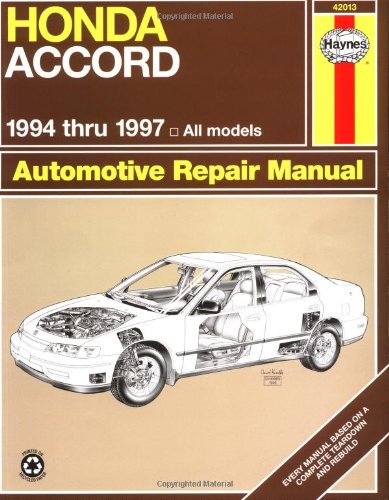 Honda Accord '94'97 (Haynes Manuals) by Haynes