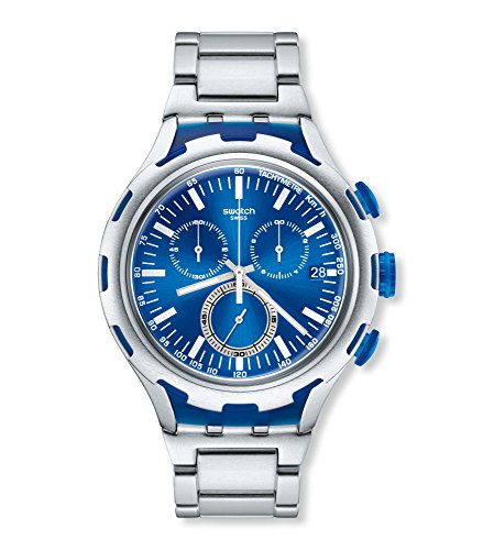 

Swatch Endless Energy Chronograph Blue Dial Aluminium Mens Watch YYS4001AG