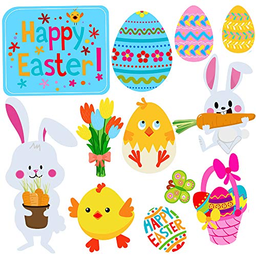 Algopix Similar Product 3 - Supla 12 Pcs Assorted Easter Yard Signs
