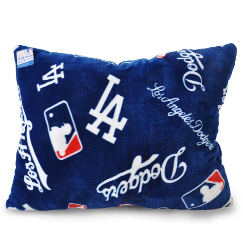 MLB Los Angeles Dodgers Royal Plush Pillow, 20 x 26 Inches