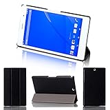 wisers Sony Xperia Z3 Tablet Compact 専用 超薄型 スリム ケース 生涯保証付 ブラック [2014 年 新型]