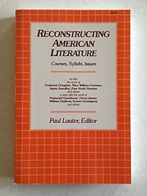 Reconstructing American Literature