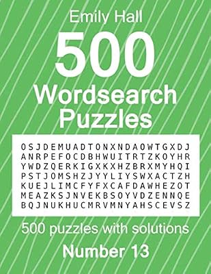 500 Wordsearch Puzzles, Number 13: 500 puzzles with solutions