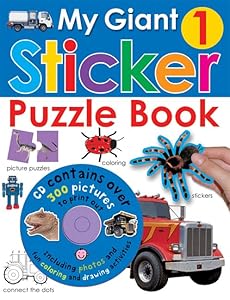 My Giant Sticker Puzzle Book 1 (with CD) (Giant Sticker Activity)