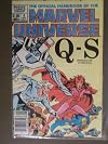 The Official Handbook of the Marvel Universe, Vol. 1, No. 9, September 1983: Quasar to She-Hulk